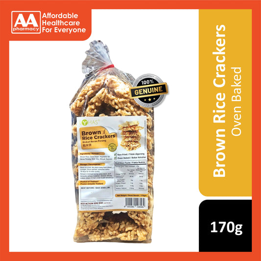 Lohas Natural Brown Rice Crackers 170g