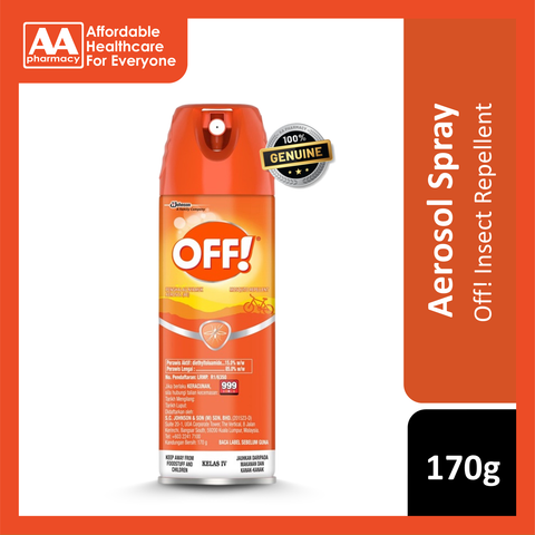 Off! Insect Repellent Aerosol Spray 170g