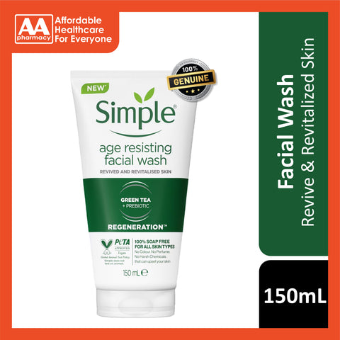 Simple Regeneration Age Resisting Facial Wash 150mL