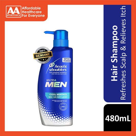 Head & Shoulders Anti-Dandruff Shampoo (Ultra Men - Cool Menthol) 480mL