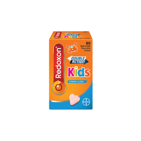 Redoxon Double Action Kids Vit C 250mg + Zinc Chewable Tutti Frutti 60's