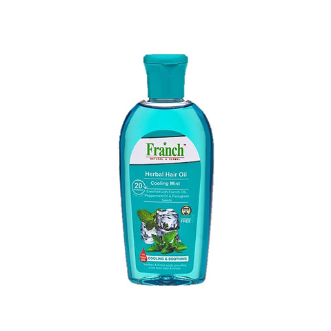 Franch Herbal Hair Oil Cooling Mint 200mL