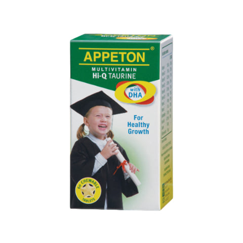 Appeton Multivitamin Hi-Q Taurine with DHA Chewable Tablet 60's