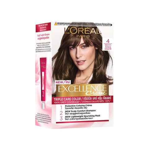 L'Oréal Paris Excellence Creme Triple Care Colour 4 Brown