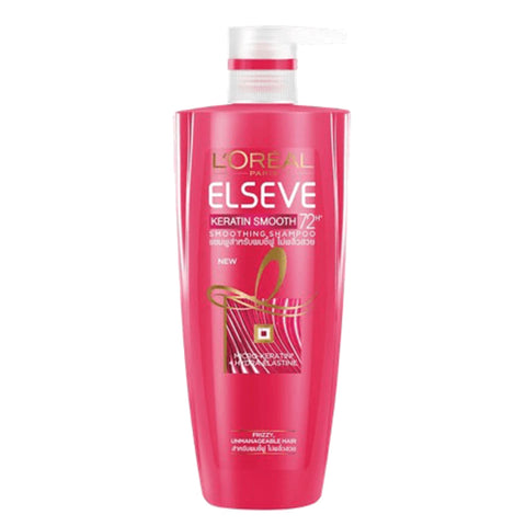 L'Oréal Paris Elseve Keratin Smooth 72H Smoothing Shampoo 620mL