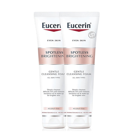 Eucerin Spotless Brightening Gentle Cleansing Foam Twinpack 2x150mL