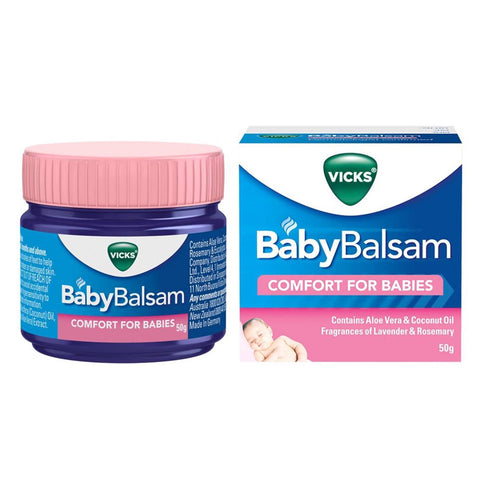 Vicks Baby Balsam 50g (Essential Oils For Comfort)