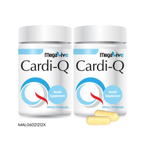 [CLEARANCE] [EXP 16/01/2026] MegaLive Cardi-Q 300mg Vegecapsule 2x30's