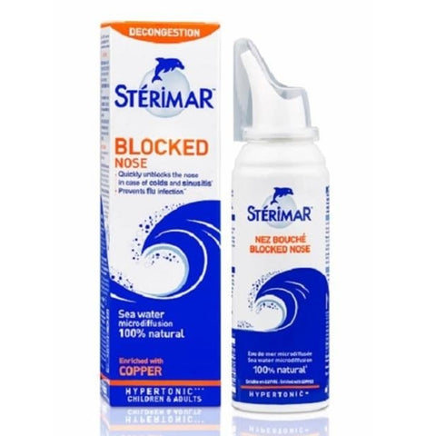 Sterimar Blocked Nose Hypertonic Nasal Spray 100mL (3 years and above)