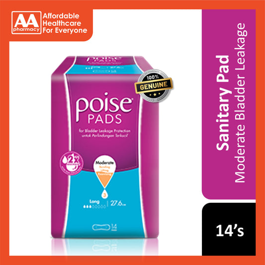 Poise Pads Long 27.6cm 14's