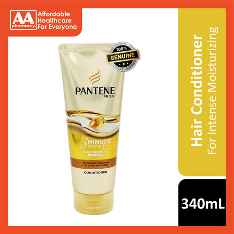 Pantene 3 Minute Miracle Supplement Conditioner (Daily Moisture Renewal) 340mL