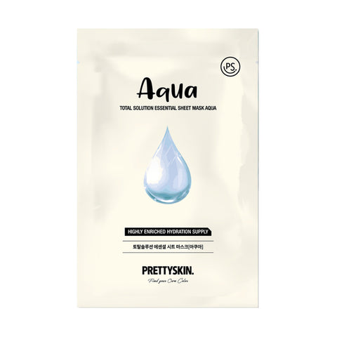 Pretty Skin Total Solution Essential Sheet Mask (Aqua) 1's