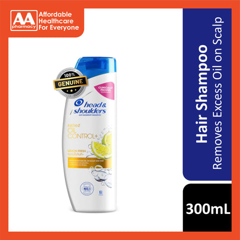 Head & Shoulders Anti-Dandruff Shampoo (Instant Oil Control - Lemon Fresh) 300mL