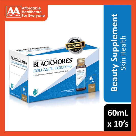 Blackmores Collagen 10000mg with Apple Juice and Grape Seed 60mLx10's