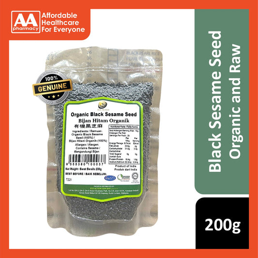 Lohas/Eco Action Organic Black Sesame Seed 200g (New Packaging)