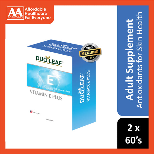 Duoleaf Vitamin E Plus Softgel 2x60's