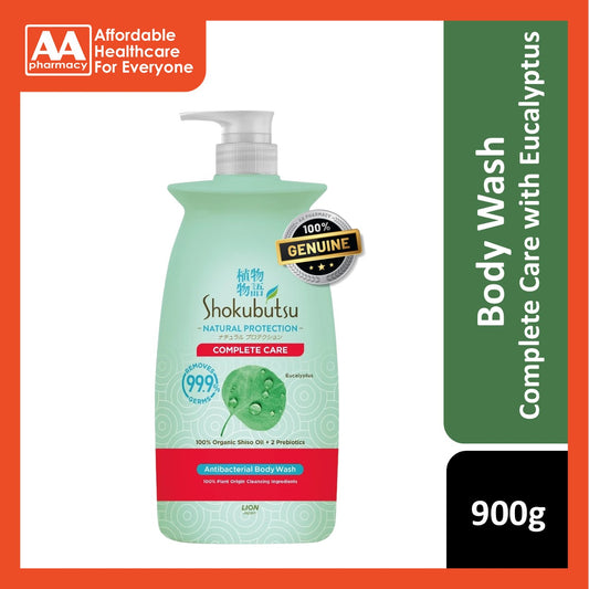 Shokubutsu Natural Protection Antibacterial Body Wash 900g - Complete Care