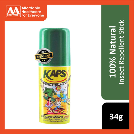 KAPS Natural Insect Repellent Stick 34g