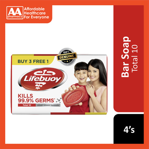 Lifebuoy Total 10 Bar Soap 110g x 4 (B3F1)