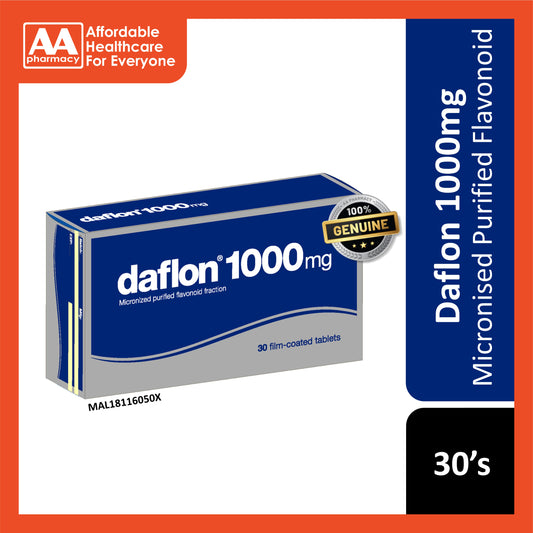 Daflon 1000mg Tablet 30's