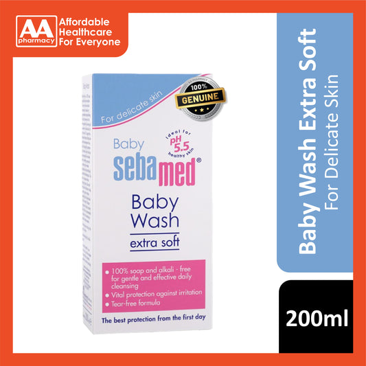 Sebamed Baby Wash Extra Soft 200mL