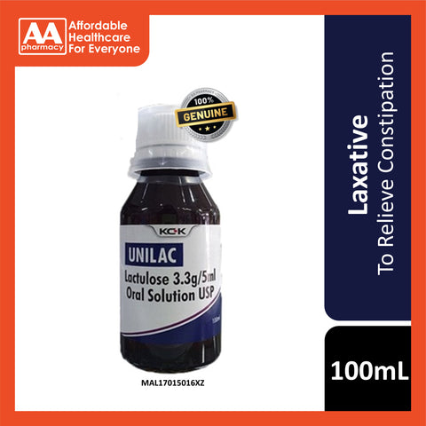 KCK Unilac Lactoluse Oral Solution 100mL