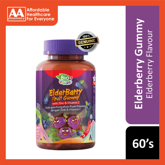 BioPlus Junior Elderberry Gummy 60's (Elderberry)