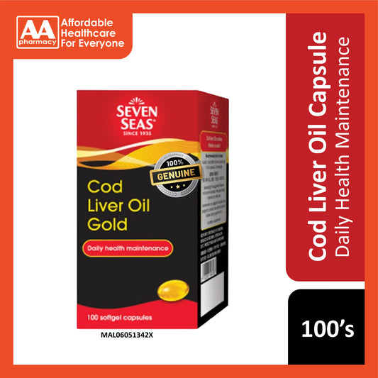 Seven Seas Cod Liver Oil Gold Capsule 100's