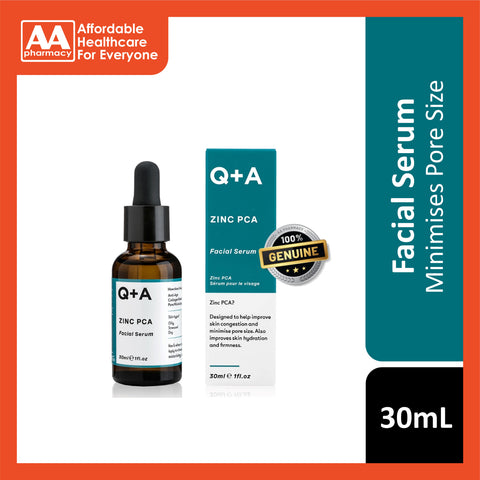 Q+A Zinc PCA Facial Serum 30mL