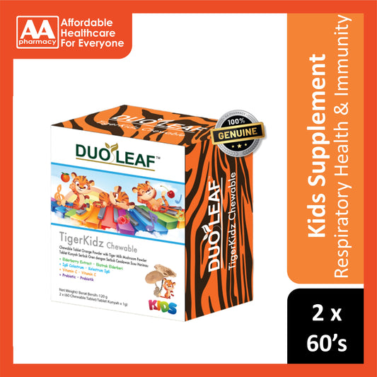 Duoleaf Tigerkidz Chewable Tablet 2x60's