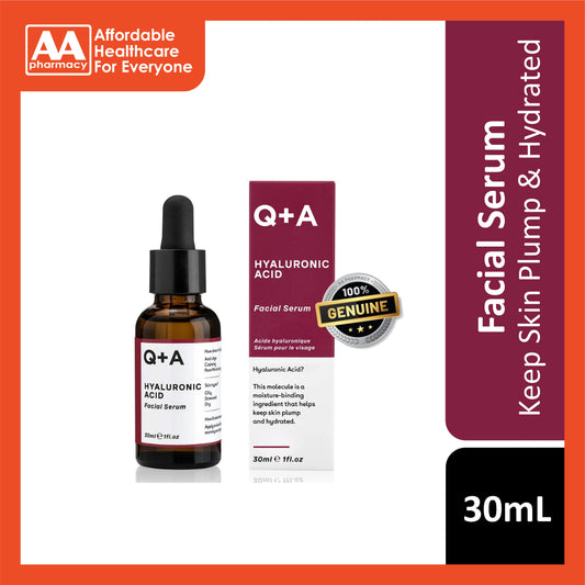 Q+A Hyaluronic Acid Facial Serum 30mL