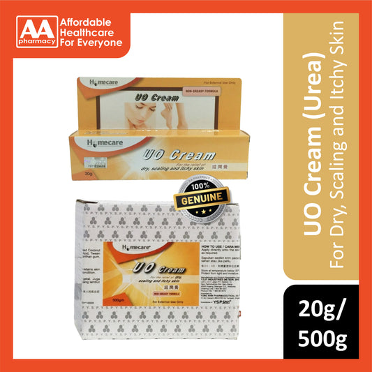 Homecare UO Cream (Urea Cream) - 20g/500g