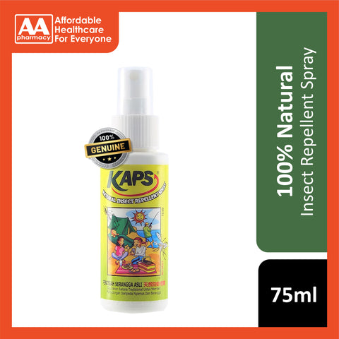 KAPS Natural Insect Repellent Spray 75mL