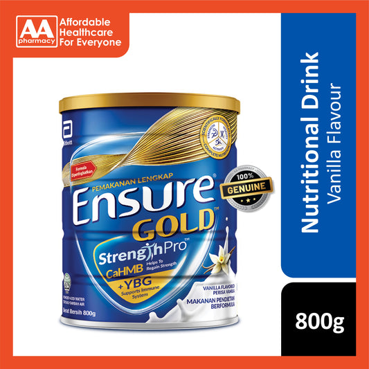 Abbott Ensure Gold StrengthPro Complete Nutrition Drink 800g (Vanilla Flavour)