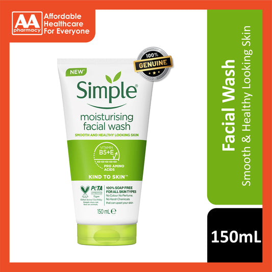 Simple Moisturising Facial Wash 150mL