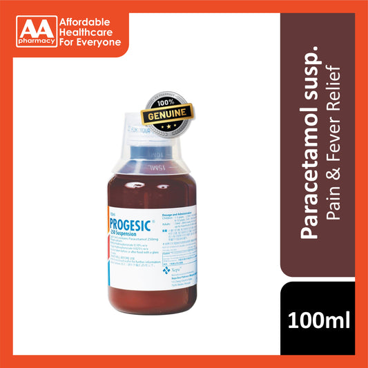 Progesic 250mg/5ml Suspension 100mL