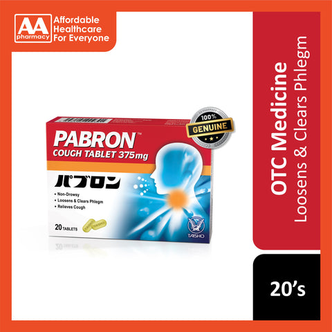 Pabron Cough (Carbocisteine 375mg) Tablet 20's