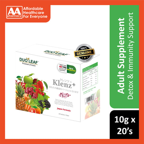 Duoleaf Klenz+ Fibre Sachet 10gx20's