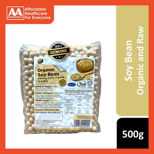 Lohas/Eco Action Organic High Protein Soy Bean 500g (New Packaging)