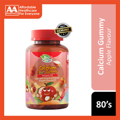 BioPlus Junior Calcium Gummy 80's (Apple)