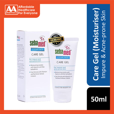 Sebamed Clear Face Care Gel 50mL (Moisturiser for Acne-prone Skin)