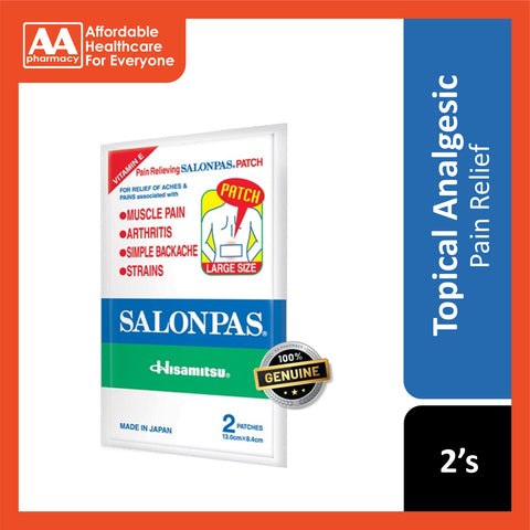 Salonpas Pain Relieving Patch 13cm x 8.4cm 2's