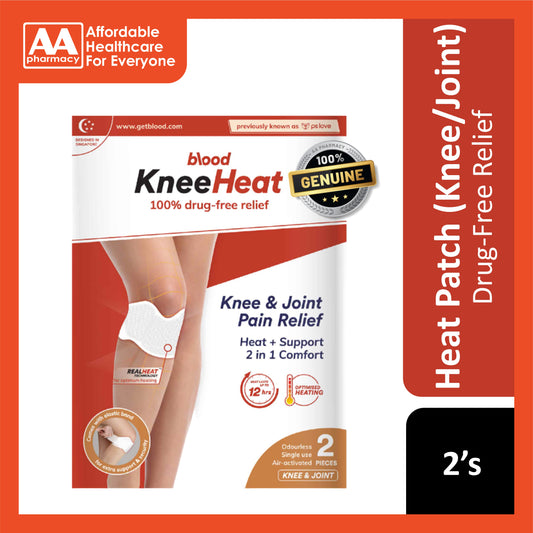 Blood PS Love Knee Heat Pain Relief Patch 2's