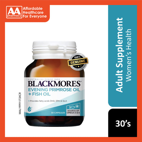 Blackmores Evening Primrose Oil + Fish Oil Softgel 30's