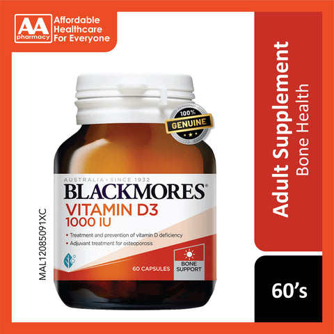 Blackmores Vitamin D3 1000 IU Softgel 60's