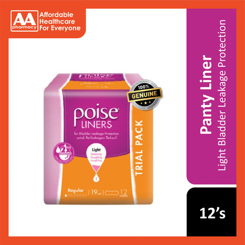 Poise Liner Regular 19cm 12's