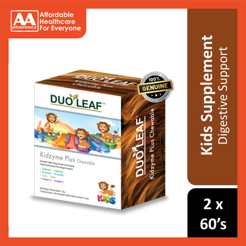 Duoleaf Kidzyme Plus Chewable Tablet 2x60's