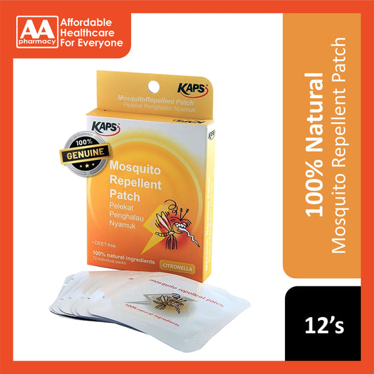 KAPS Natural Insect Repellent Patch 12's - Citronella