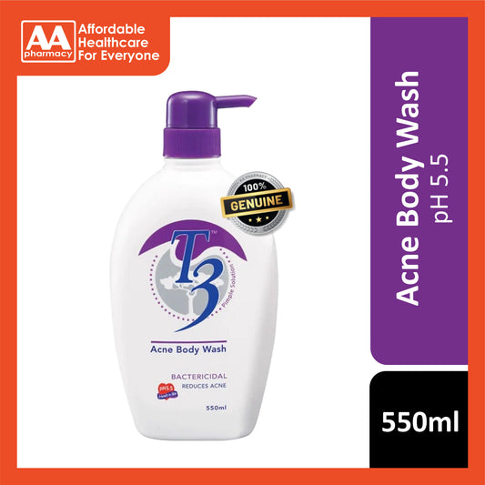 T3 Acne Body Wash 550mL