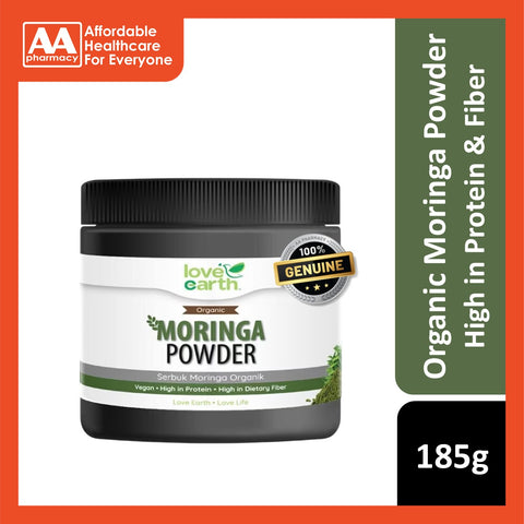 [CLEARANCE] [EXP: 19/3/26] Love Earth Organic Moringa Powder 185g